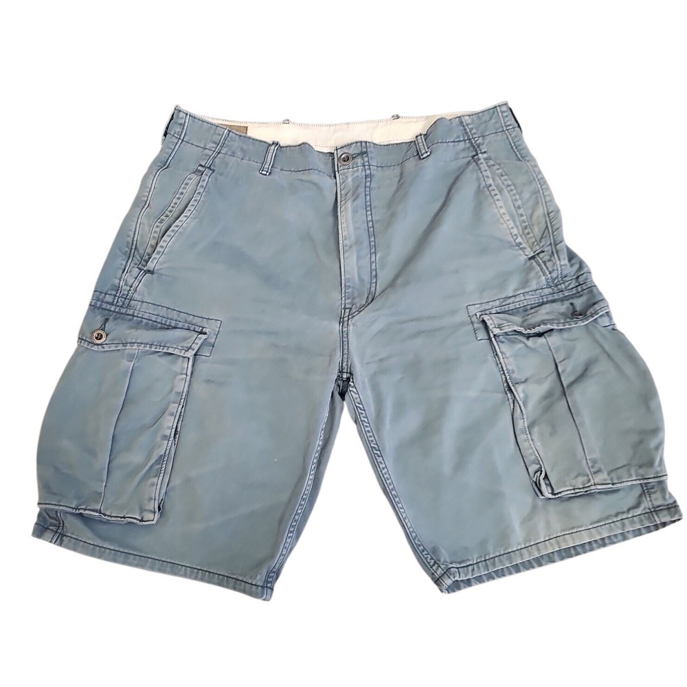 Levi's Mens Cargo‎ Shorts Size 36 Relaxed Fit Utility Blue Multi-Pocket